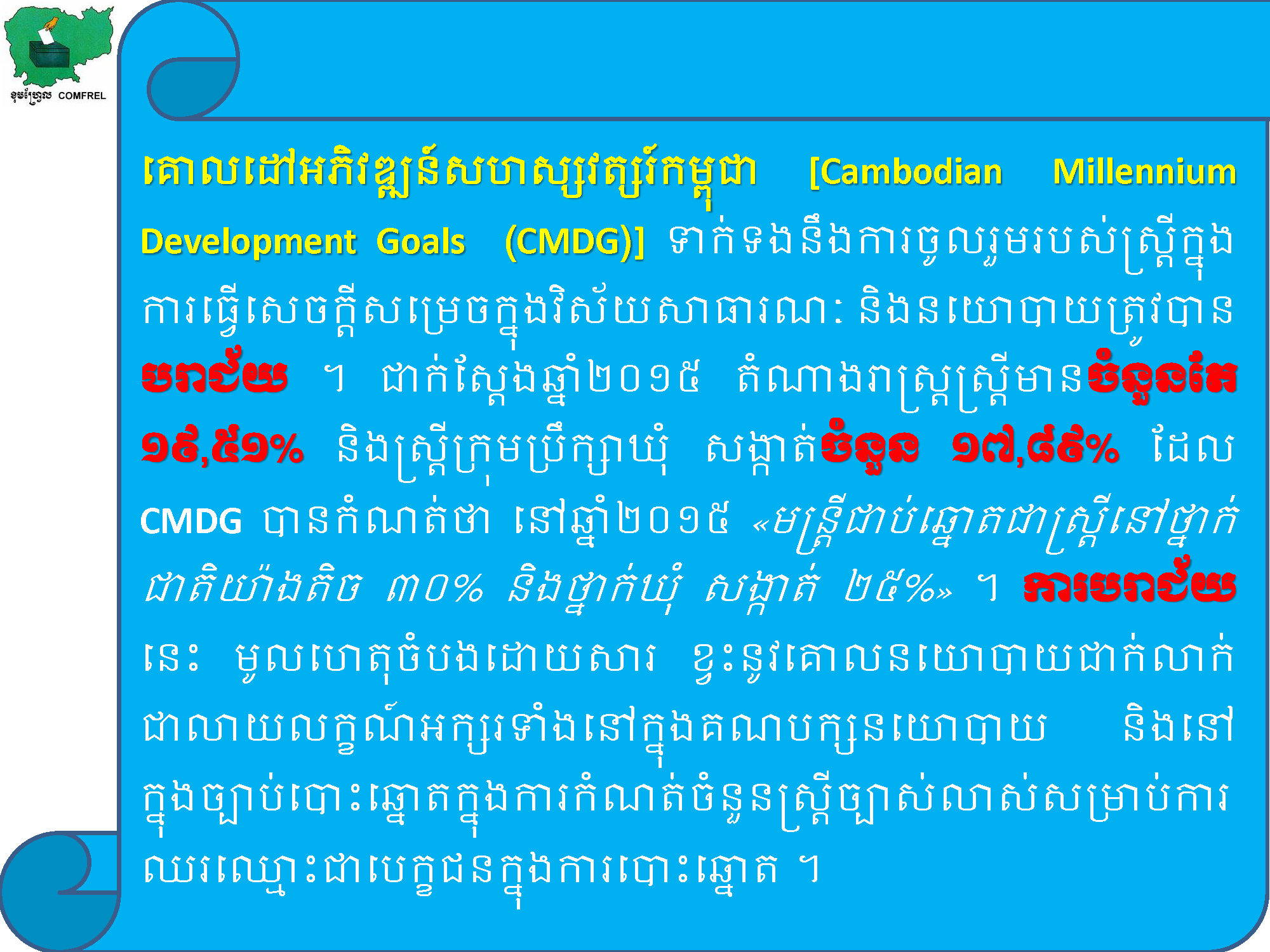 គោលដៅអភិវឌ្ឍន៍សហស្សវត្សរ៍កម្ពុជា